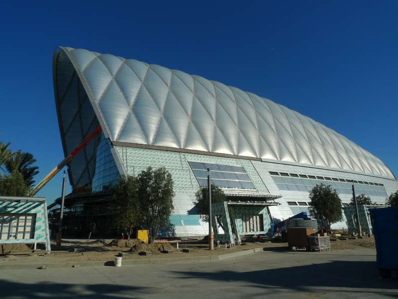 Illustration for article titled A Tour of the Futuristic Roof on California's High-Speed Rail Station